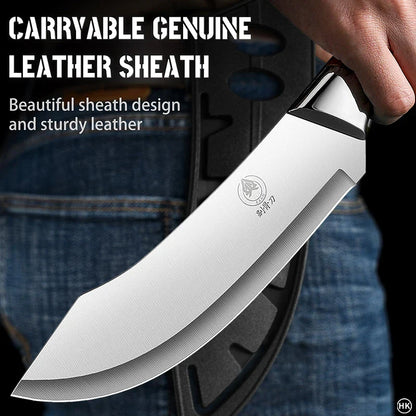 Stainless Steel Ultra-Sharp Bending Fracture Knife – Precision Cutting, Trimming, and Peeling Tool for Professional Butchers
