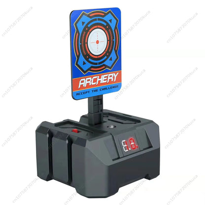 Electric & Non-Electric Dart Scoring Targets with Mobile Auto-Rebound Soft Bullet Gun – Outdoor Practice Set