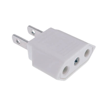Mini Power Plug Adapter - Converts CN, UK, EU to US, AU - Suitable for America, Russia, Australia, Korea Travel - 4.0mm/4.8mm, 6A 125V