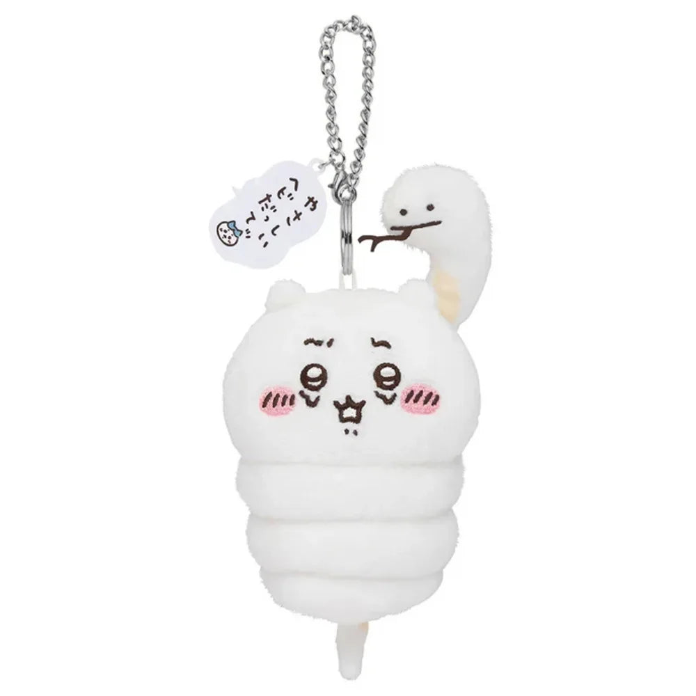 11CM Kawaii Chiikawa Hachiware Usagi Plush Keychain — Soft Cartoon Doll Bag Pendant Toy Gift