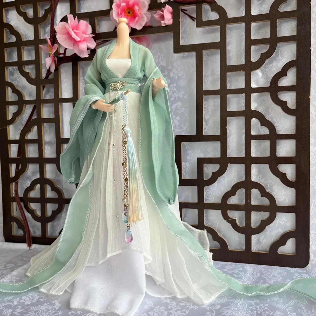 30cm 1/6 Scale Hanfu Doll – TV Drama Female Lead Figure with Costume Set for 12-Inch Bodies
