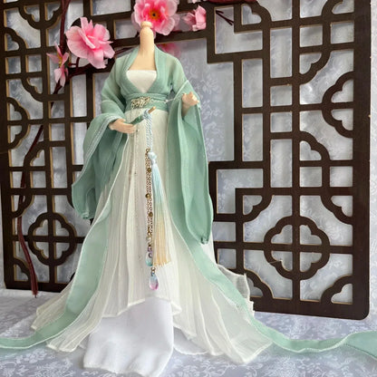 30cm 1/6 Scale Hanfu Doll – TV Drama Female Lead Figure with Costume Set for 12-Inch Bodies
