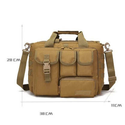 New Tactical Molle Backpack – Nylon Messenger Shoulder Bag, Laptop Briefcase, Outdoor