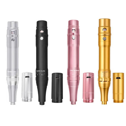 Professional Eyebrow Tattoo Machine — Wireless Micropigmentation & Microblading Pen with Battery