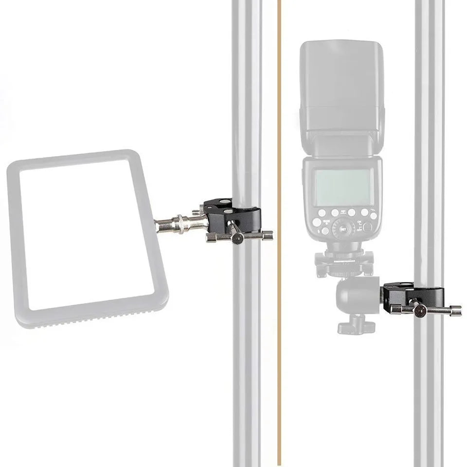 7/11/20 Inch Metal Articulating Magic Arm – Super Clamp Stand for DSLR Camera & Photo Studio Accessories