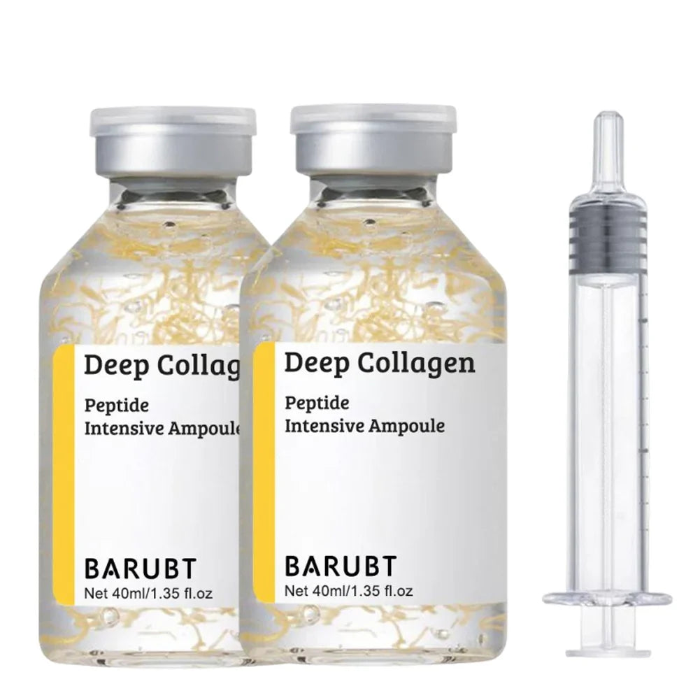 Silk Collagen Peptide Face Serum - Anti-Wrinkle Firming & Revitalizing Skin Care Cream 40ml