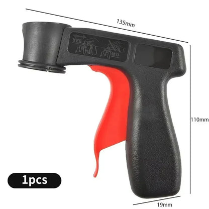 Plastic Portable Spray Paint Handle – Universal Reusable Hand Spray Gun for Car Color Change Film & DIY Pasting