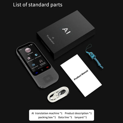 S80 Pro Portable Language Translator Device - 138 Languages, Voice & Offline Translation, ChatGPT Function