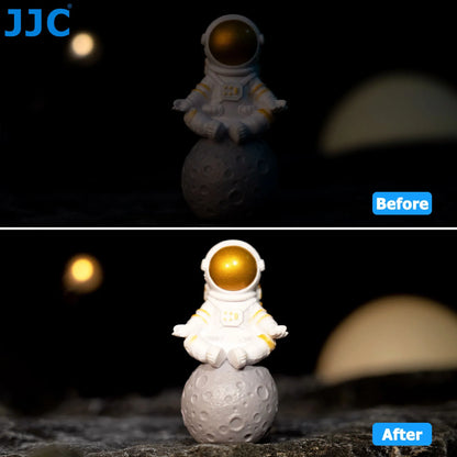 JJC LED Macro Arm Light — 10-Level Adjustable Brightness for Macro Photography, Compatible with Canon, Nikon, Sony, Olympus, Fujifilm DSLR
