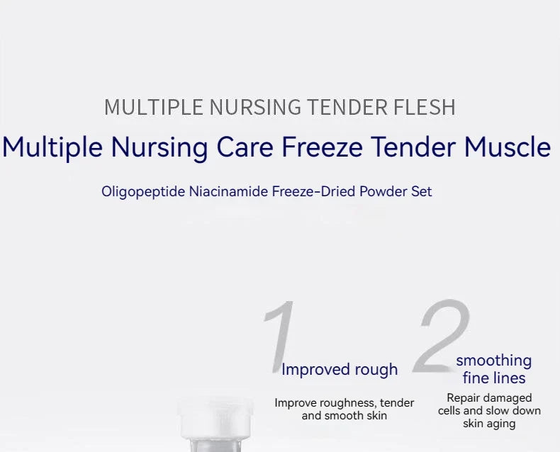 Sheep Placenta Freeze-Dried Powder Set – Anti-Aging, Pore-Refining & Deep Moisturizing Skin Essence