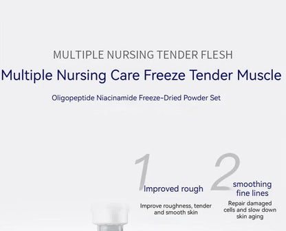 Sheep Placenta Freeze-Dried Powder Set – Anti-Aging, Pore-Refining & Deep Moisturizing Skin Essence