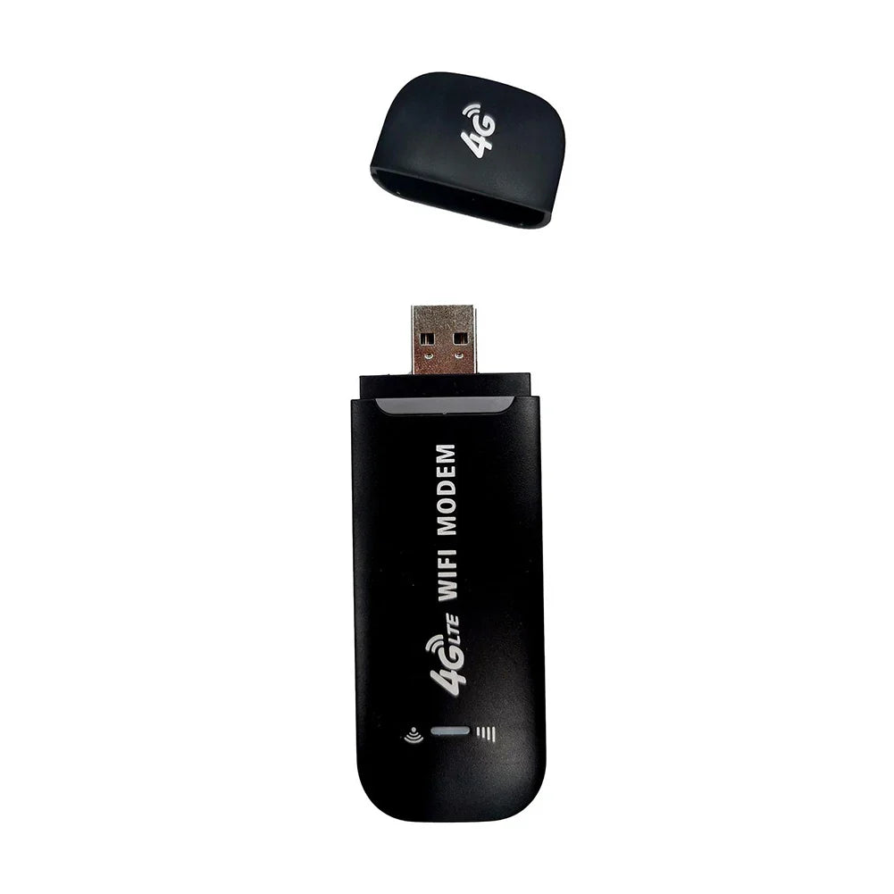 4G LTE USB Modem Dongle — 150Mbps Wireless WiFi Mobile Router with SIM Card Slot for Home & Office Pocket Hotspot