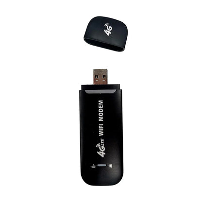 4G LTE USB Modem Dongle — 150Mbps Wireless WiFi Mobile Router with SIM Card Slot for Home & Office Pocket Hotspot