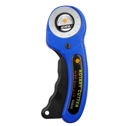 45mm Rotary Cutter Set – Ergonomic Leather & Fabric Cutting Tool for DIY Sewing, Quilting & Craft Projects