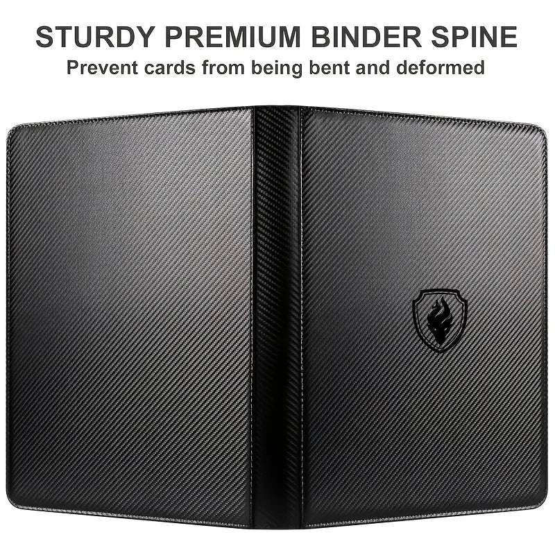 1024-Pocket Trading Card Binder — Premium 16-Pocket Card Holder Album for YuGiOh, MTG & TCG Cards