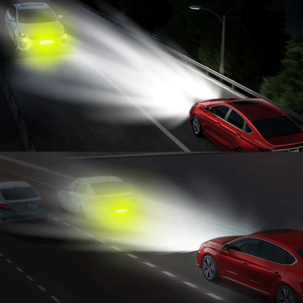 2Pcs Car Reflective Safety Tape Stickers - Cat-Eye Design, High Visibility, for Auto, Truck, Motorcycle, Reflective Strips for Enhanced Road Safety