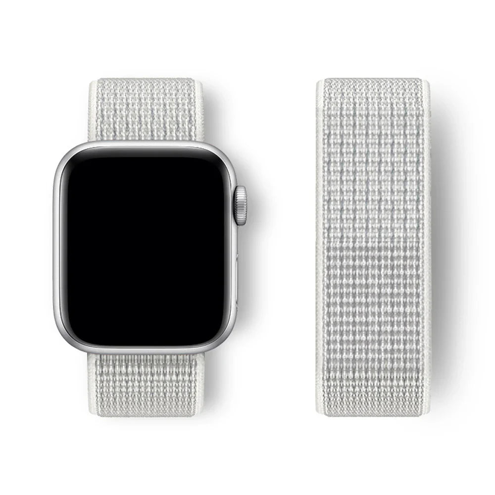 Sport Loop Strap for Apple Watch Band 40mm–49mm – Compatible with Series 3–10, SE & Ultra Adjustable Bracelet