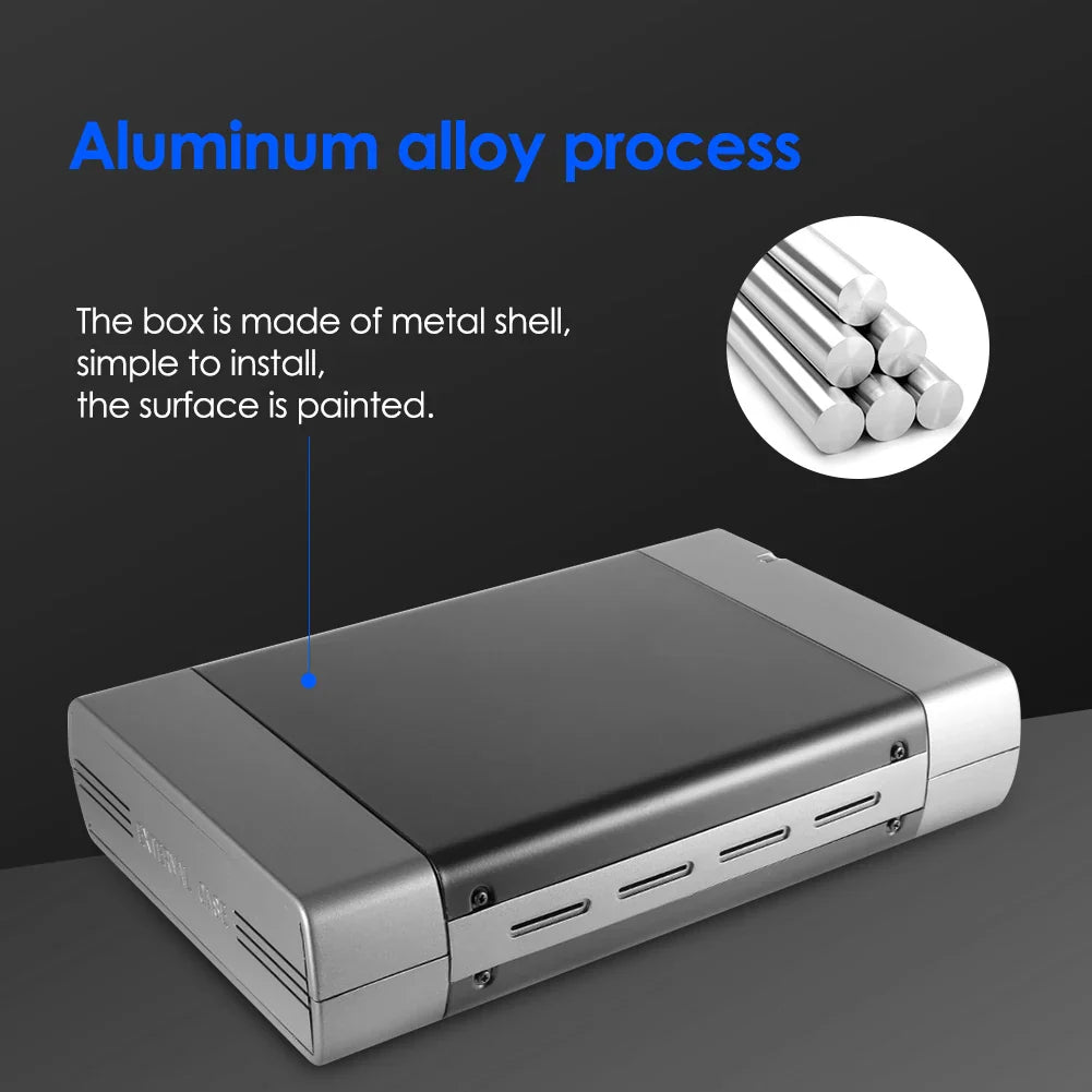 5.25-inch USB 2.0/3.0 SATA External Optical Drive Case – Enclosure Adapter for Windows, Mac & PC