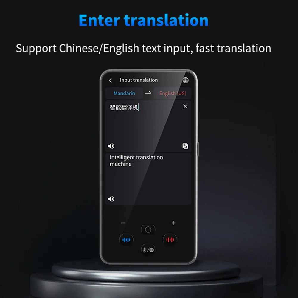 S85 Pro Language Translator Device – 138 Languages, 4-Inch Screen, Offline Voice & Video Translation, 8GB Storage, 2000mAh Battery