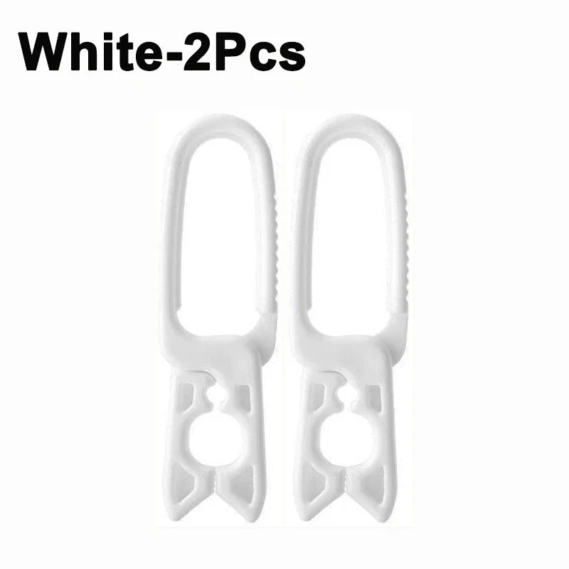 10/2PCS Plastic Clothespins — Hanging Pegs & Clamps for Laundry, Towels, Clothing, Hats, Home Storage Hooks