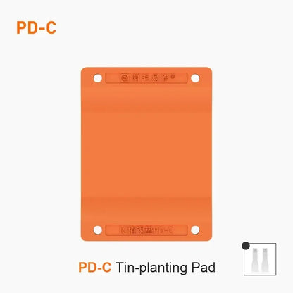 AMAOE PD-C Universal Planting Tin Pad Set – High-Temperature Resistant Insulation Silicone Mat for Mobile Phone Repair
