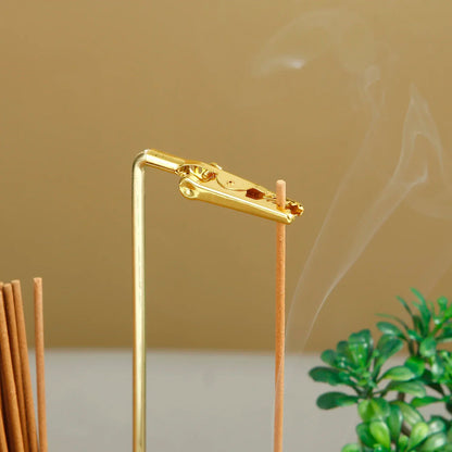 Solid Wood Incense Burner – Rubber Wood & Glass Design for Sandalwood & Fly Ash Incense