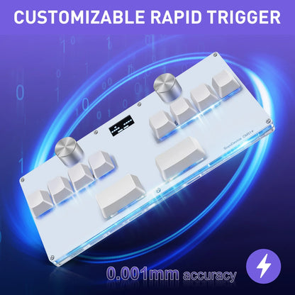 CM51 SayoDevice Rapid Trigger Magnetic Switch Keyboard with Knob & Screen – OUTEMU/Gateron Switch Gaming Macropad for OSU & DJMAX Shortcuts