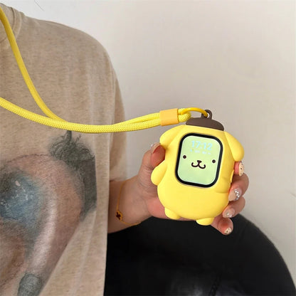 Cute Cartoon Apple Watch Case with Lanyard - Silicone Protective Cover for 49mm & Compatible Apple Watch Models