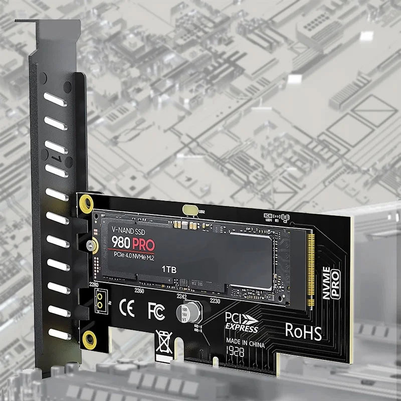 ZoeRax NVME Pro Adapter - M.2 NVME SSD to PCIe 4.0 Adapter Card for PC & Video Card