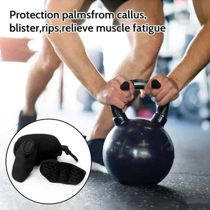 Gym Gloves with Silicone Palm Grip – Hand Protection for Weightlifting, Crosstraining, Gymnastics & Exercise
