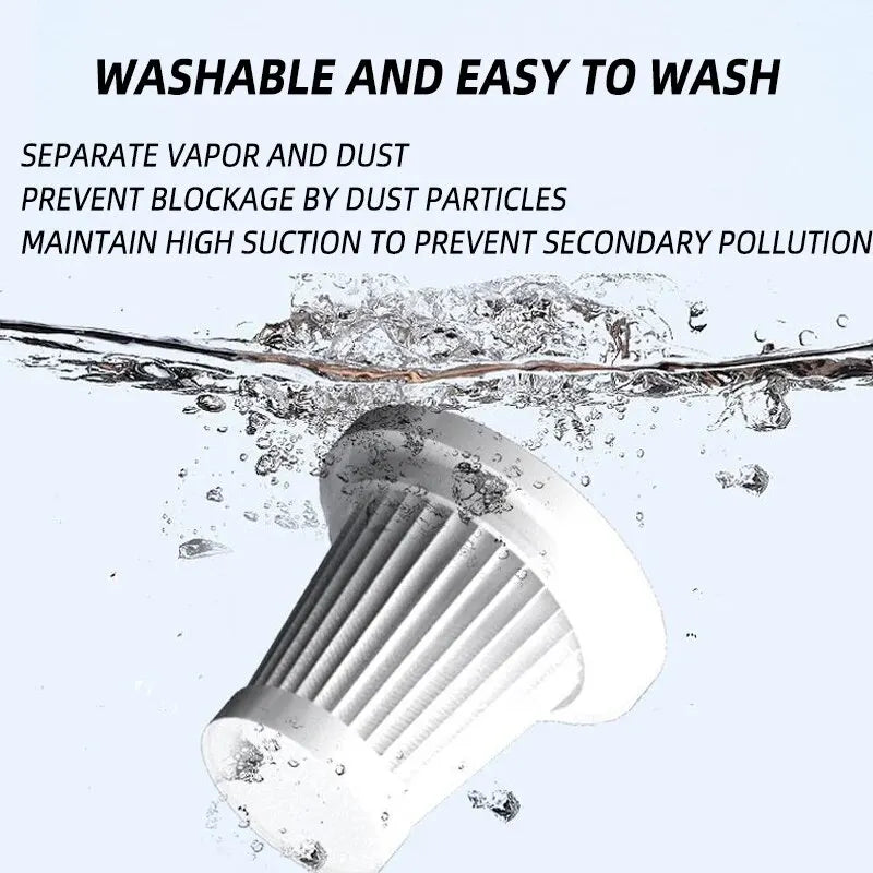 Wireless 120W High Power Vacuum Cleaner - Dual-Use for Home & Car, 1PC, Powerful & Portable, Black