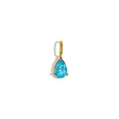 E.B.belle Colorful Zircon Waterdrop Pendant Jewelry Set for Women – DIY Handmade Necklace & Earrings Making Accessories