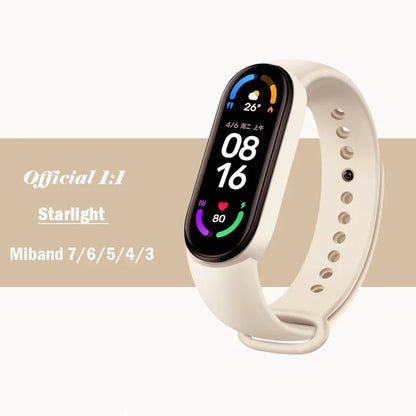 Silicone Strap for Xiaomi Mi Band 3-7 NFC – Sport Replacement Wristband Bracelet