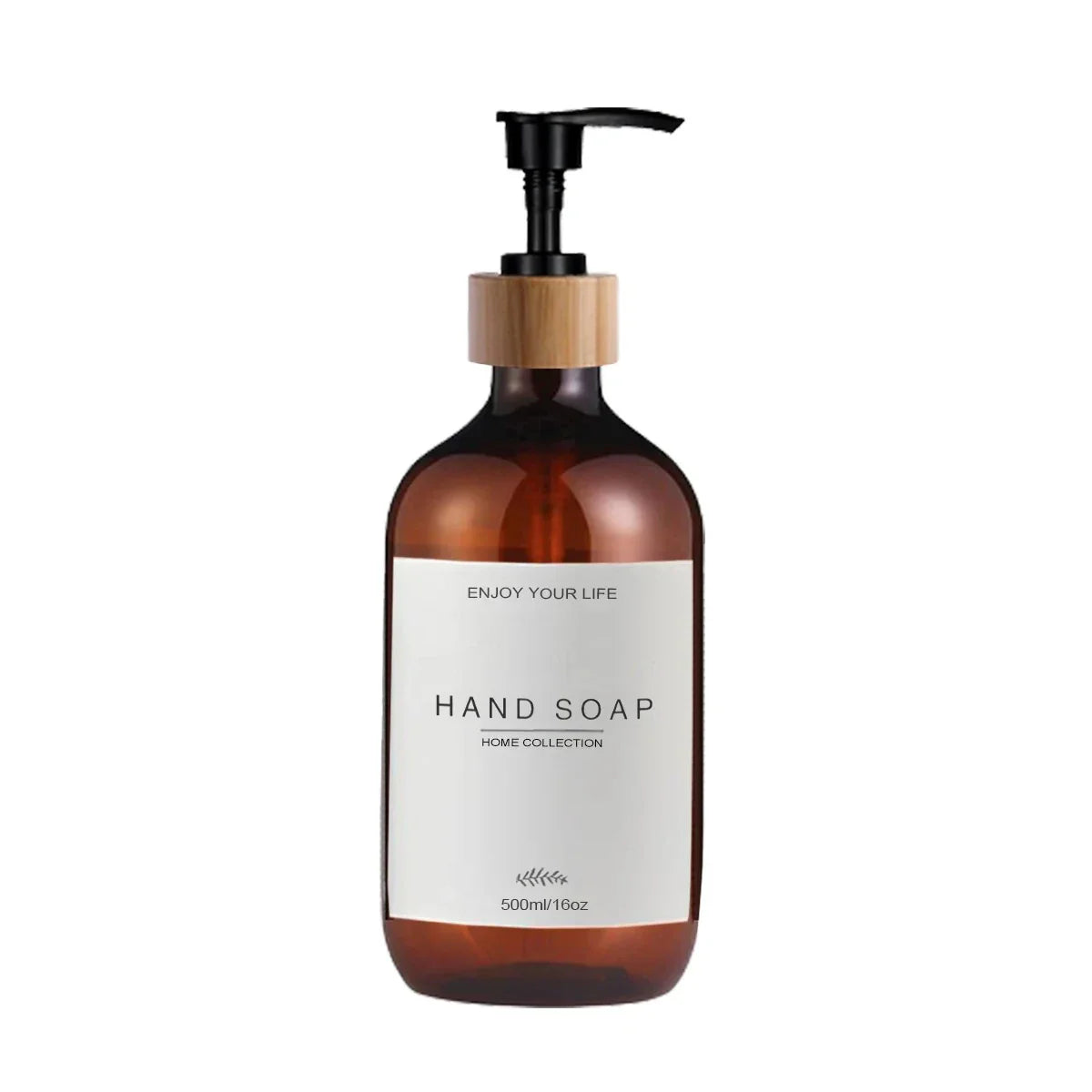 Kitchen Sink Soap Dispenser Bottle with Waterproof Labels – Refillable Dish Pump for Countertop