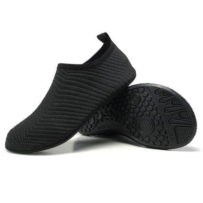 Couple Aqua Water Shoes - Lightweight Quick-Dry Anti-Slip Beach Sneakers for Men & Women