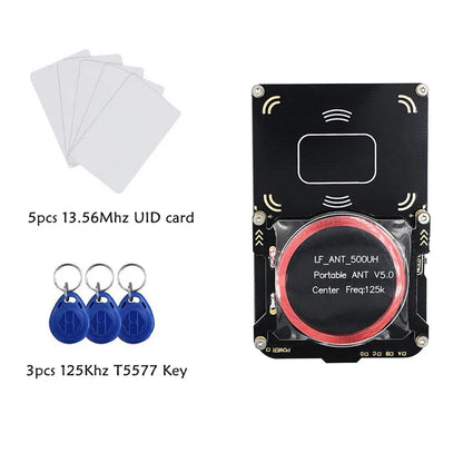 New Proxmark3 5.0 RFID Card Reader – 512M IC/ID Key Writer & NFC Smart Chip Copier Programmer Kit with UID S50 Decoder