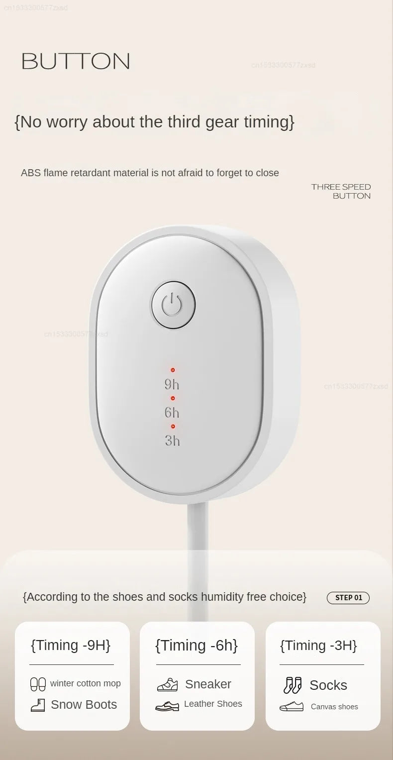 Xiaomi Sothing Zero Pro Shoe Dryer – Quick Drying, Sterilizing & Deodorizing with Timer | Ideal for Students & Adults