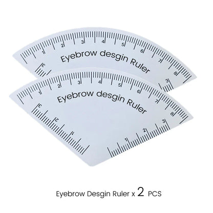 Fast Drawing Eyebrow Ruler – Microblading Mapping & Shaping Tool for Permanent Makeup, Reusable Tattoo Guide