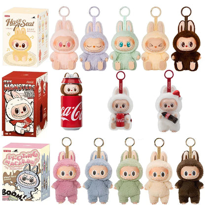 High-Quality Cute Labubu The Monsters Box Toy – Cardiac Macarone Kawaii Figure Model Bag, 1:1 Replica Gift