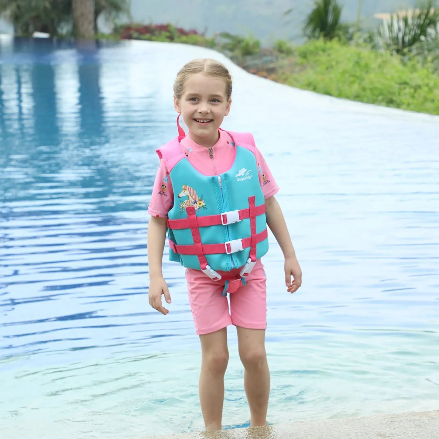 Gogokids Kids Life Jacket – Neoprene Float Vest for Toddlers, Swim Training & Buoyancy Swimwear