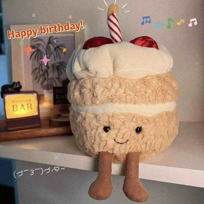 Hot Fun Marshmallow Keychain – Cute Two-Tone Cotton Candy Soft Bag Pendant, Doll Accessory for Xmas Gifts