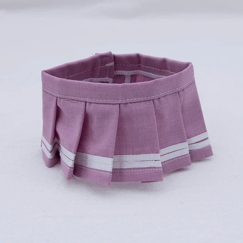 17cm Labubu Doll Clothes – Kpop EXO-Inspired Skirt & Sweater Outfit, V1 V2 Idol Clothing Gift
