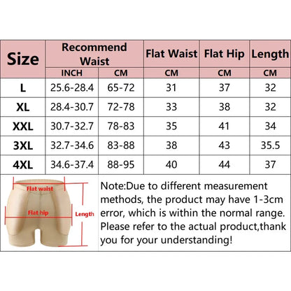 Women’s Butt Lifter Panties — Seamless Padded Hip Enhancer Shapewear, Booty Lift Shorts & Corset Underwear