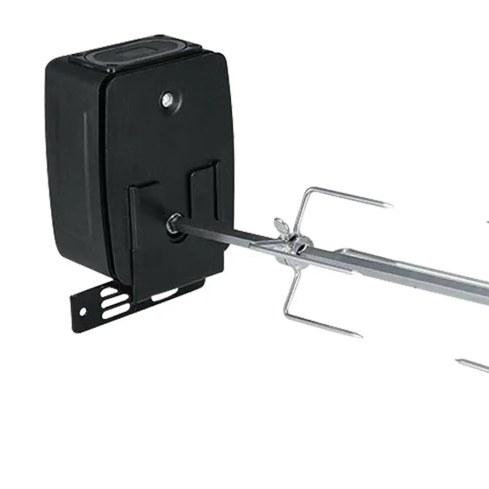Electric BBQ Grill Spit Roaster – Outdoor Rotisserie Kit with 120cm Long Cable for Barbecue Grilling