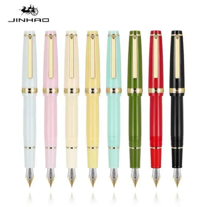 Jinhao 82 Fountain Pen: Extra Fine Nib (0.38/0.5/0.7mm) - Multicolor Luxury Elegant Writing Instrument for Office and School Supplies