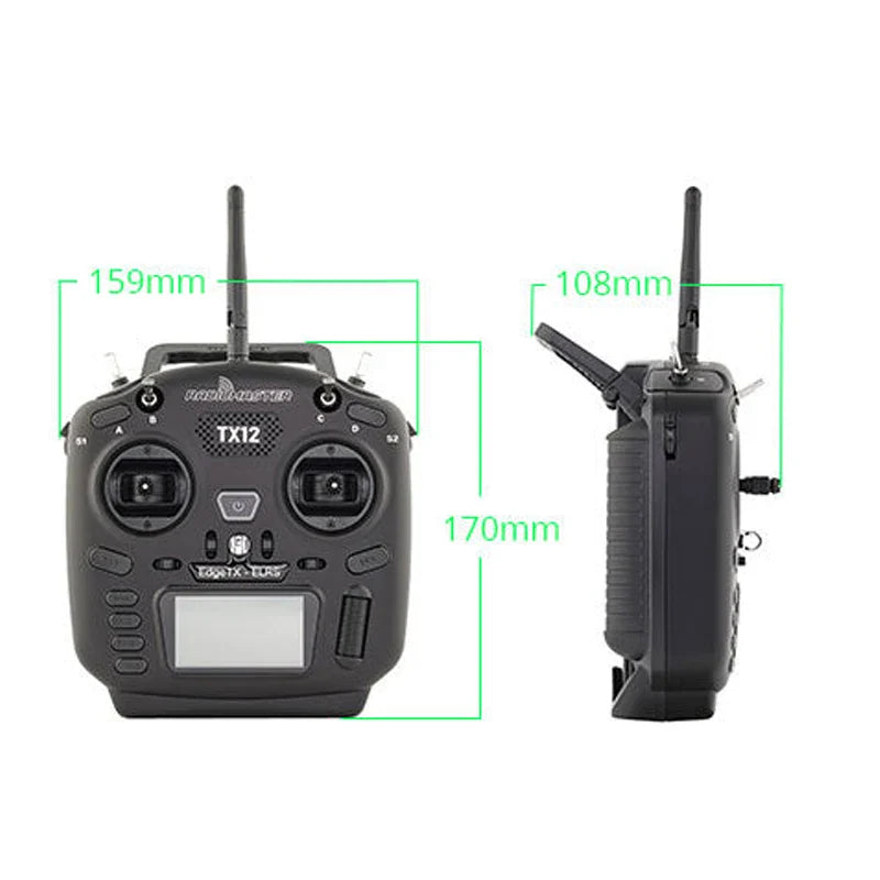 RadioMaster TX12 MKII 16CH ELRS OpenTX Multi-Module RC Transmitter — Compatible with Car & Plane