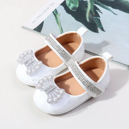 Baby Princess First Walking Shoes - Anti-Slip Learning Walker Shoes for Ages 0-1