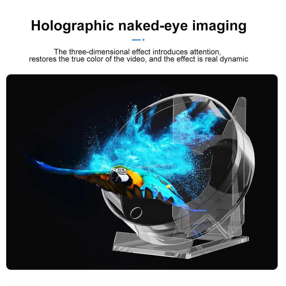 3D Hologram Fan Mini — HD Holographic Projector for Advertising, Stores, Bars, Parties & Xmas Display