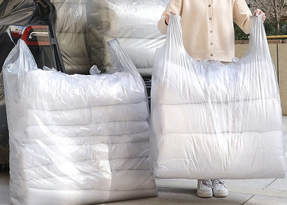 10PCS Large Capacity Thick Plastic Storage Bags — Moving & Packaging Bags for Clothes, Toys, Bedding & Blankets