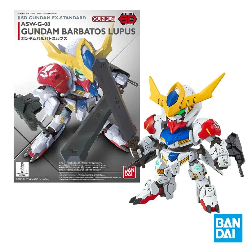 Bandai Gundam SDEX Action Figure – RX-78-2, Aile Strike, Exia, Unicorn, Astray Red Frame & Barbatos Model Kit